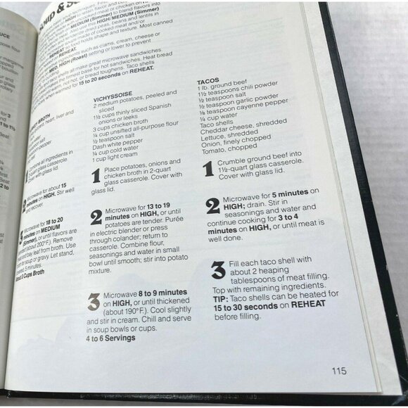 Microwave Cooking Made Easy Litton Recipes Vintage Cookbook 1981 - Picture 10 of 12